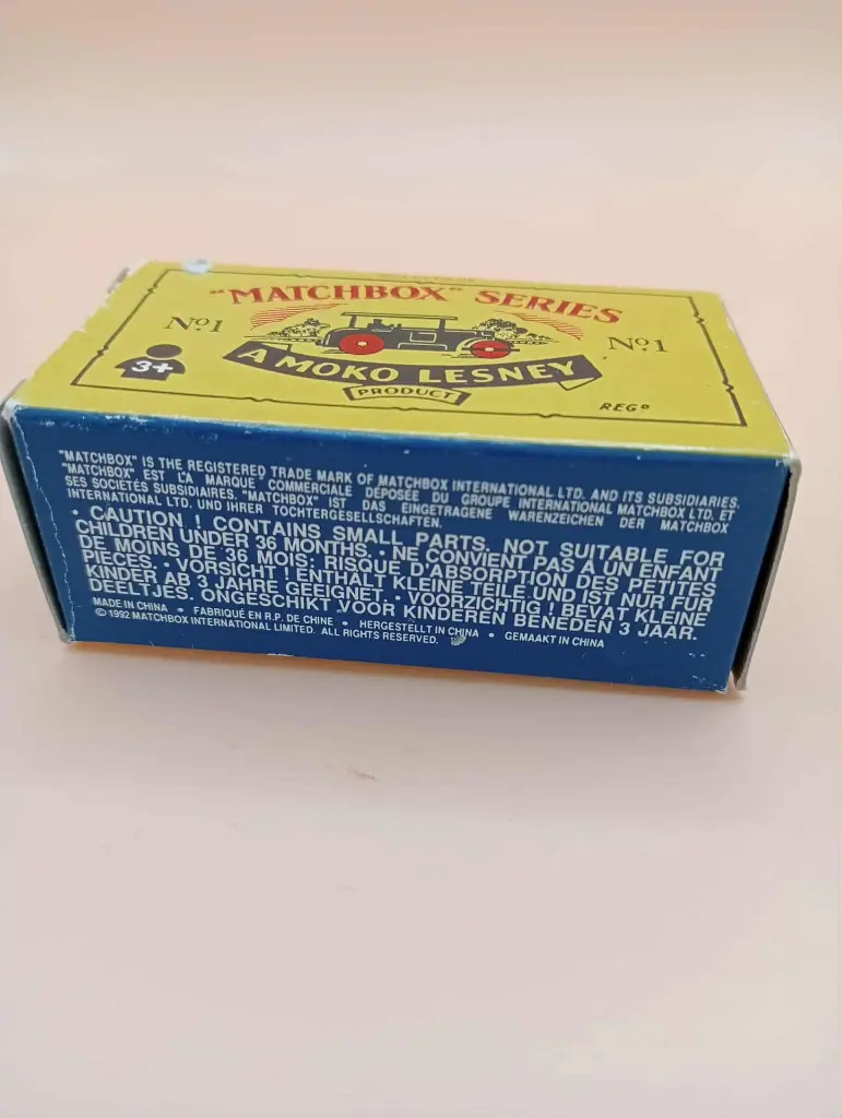 Matchbox Lesney n°1 – Road Roller – Reproduction avec boîte