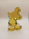 Mickey Mouse vintage – figurine décorative translucide jaune (années 70/80)