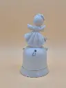Cloche en porcelaine – fillette à la flûte – sans signature