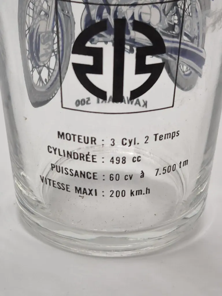 Verre moto - Kawazaki 500