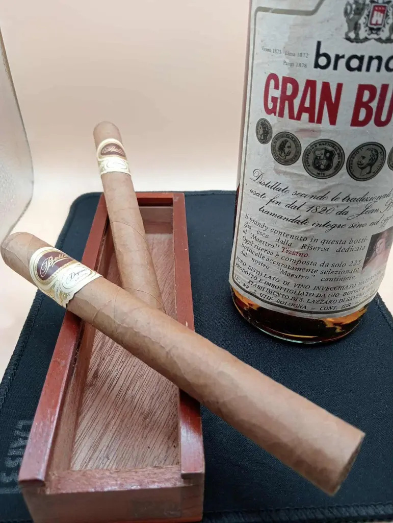 2 cigares Elegante Bello dans un étui Churchill