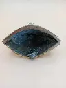 Cloche décorative en métal – Dame en robe – 8 cm