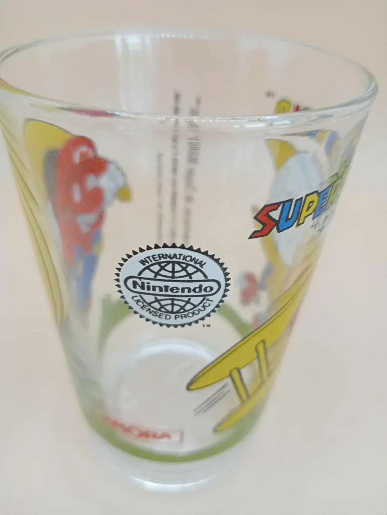 Verre à moutarde Amora – Super Mario World – n°4 “La conquête du ciel” – années 1993