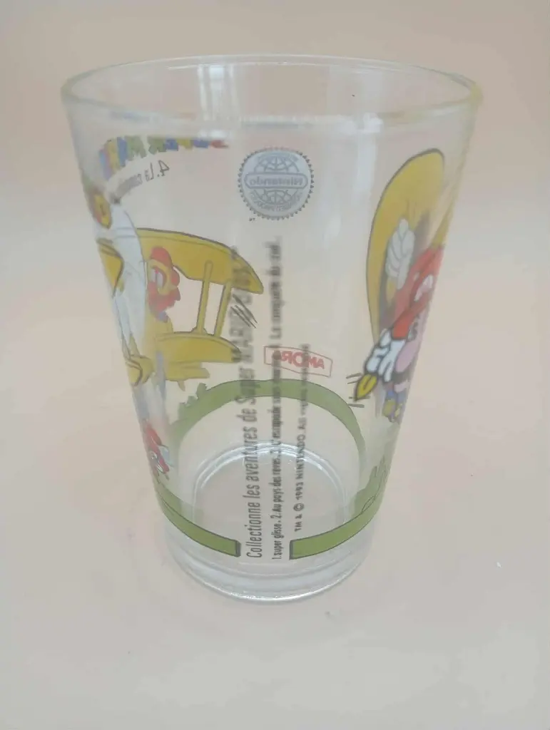 Verre à moutarde Amora – Super Mario World – n°4 “La conquête du ciel” – années 1993