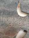 Masque décoratif en bois – style africain – 25 × 14 cm