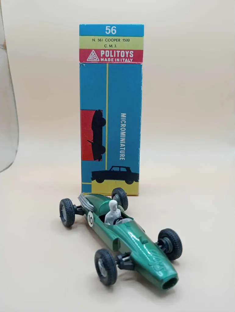 Politoys Microminiature n°56 – Cooper 1500 C.M.3 | Échelle 1/43 | Made in Italy | Boîte d’origine