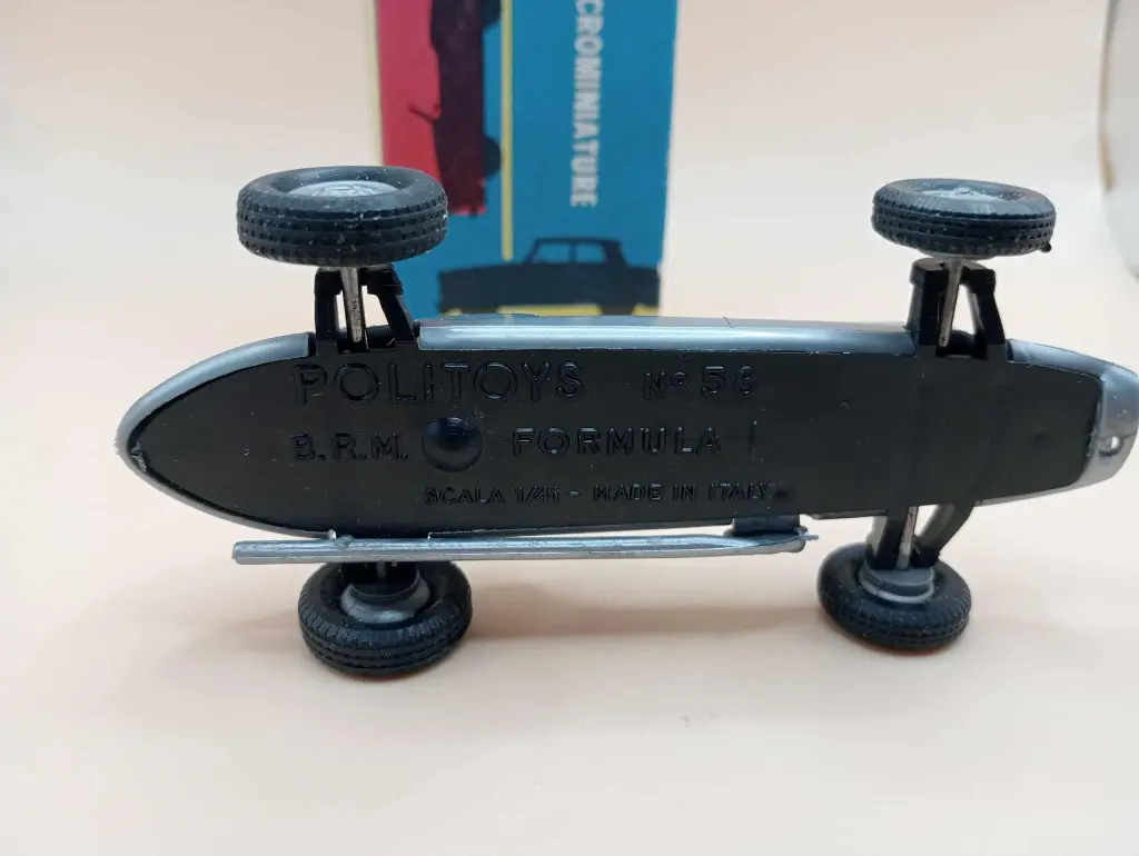 Politoys Microminiature n°58 – B.R.M. Formula 1 | Échelle 1/43 | Made in Italy | Boîte d’origine
