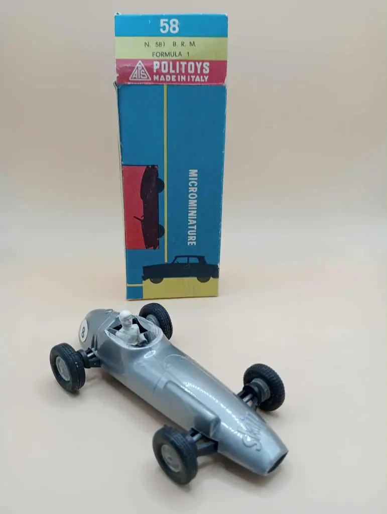 Politoys Microminiature n°58 – B.R.M. Formula 1 | Échelle 1/43 | Made in Italy | Boîte d’origine