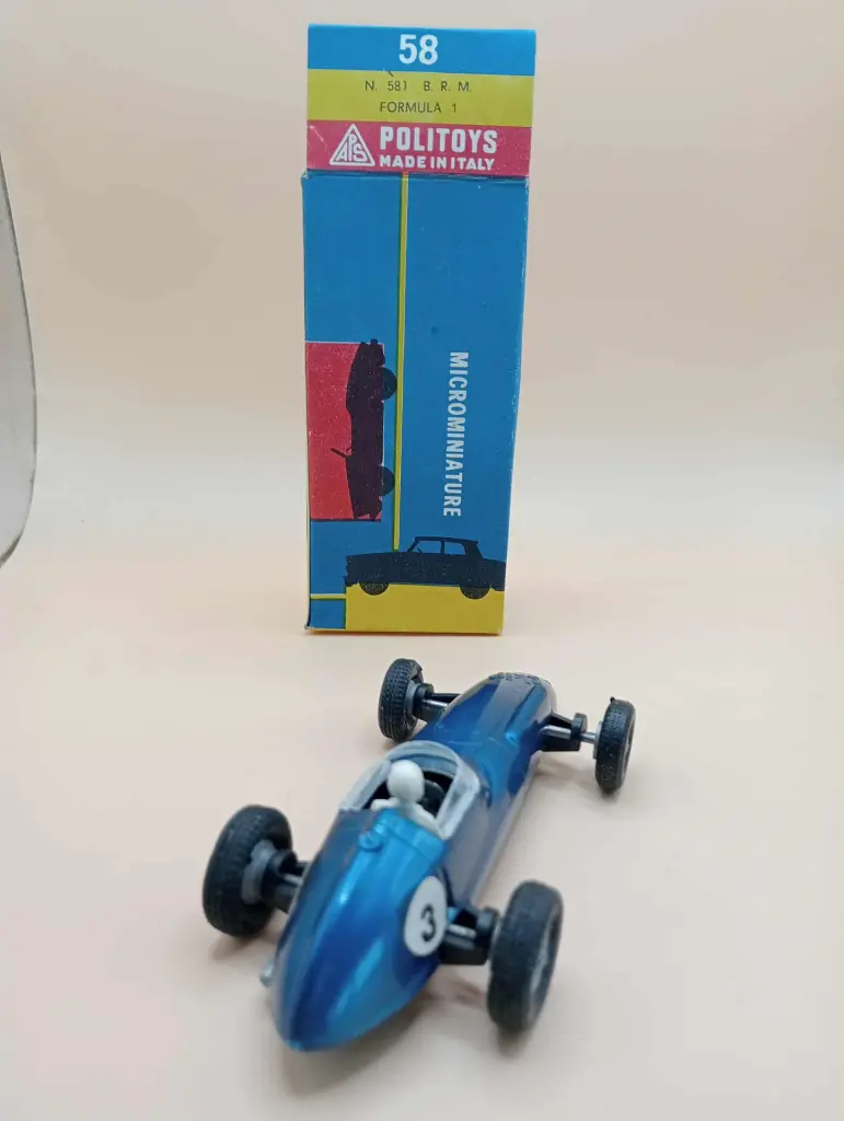 Politoys Microminiature n°581 – B.R.M. Formula 1 | Échelle 1/43 | Made in Italy | Boîte d’origine