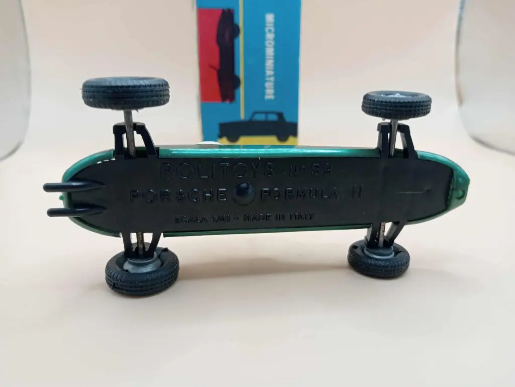 Porsche Formula 2 – Politoys Microminiature | Échelle 1/43 | Made in Italy | Version “SKIP” | Boîte d’origine