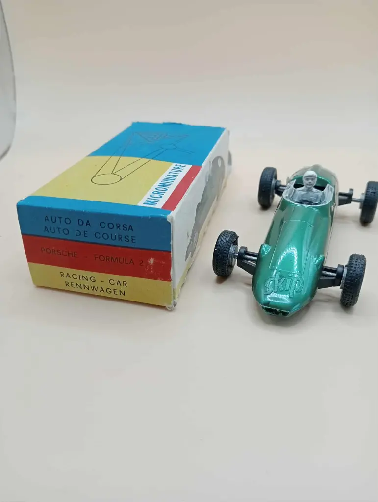 Porsche Formula 2 – Politoys Microminiature | Échelle 1/43 | Made in Italy | Version “SKIP” | Boîte d’origine