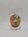 Verre schtroumpfs Bénédictin - surf et danse