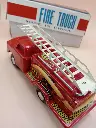 Camion de pompiers en tôle (tin toy)