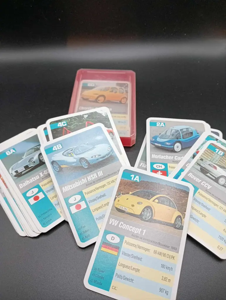 Auto 2000 Hemma 277 - Jeu de Cartes Voitures - Vintage