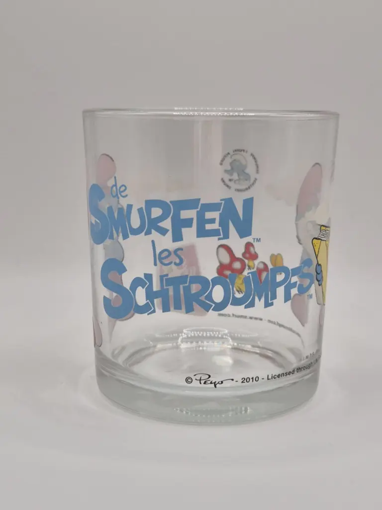 Verre Schtroumpfs – Grand Schtroumpf – illustration officielle Peyo 2010 IMPS