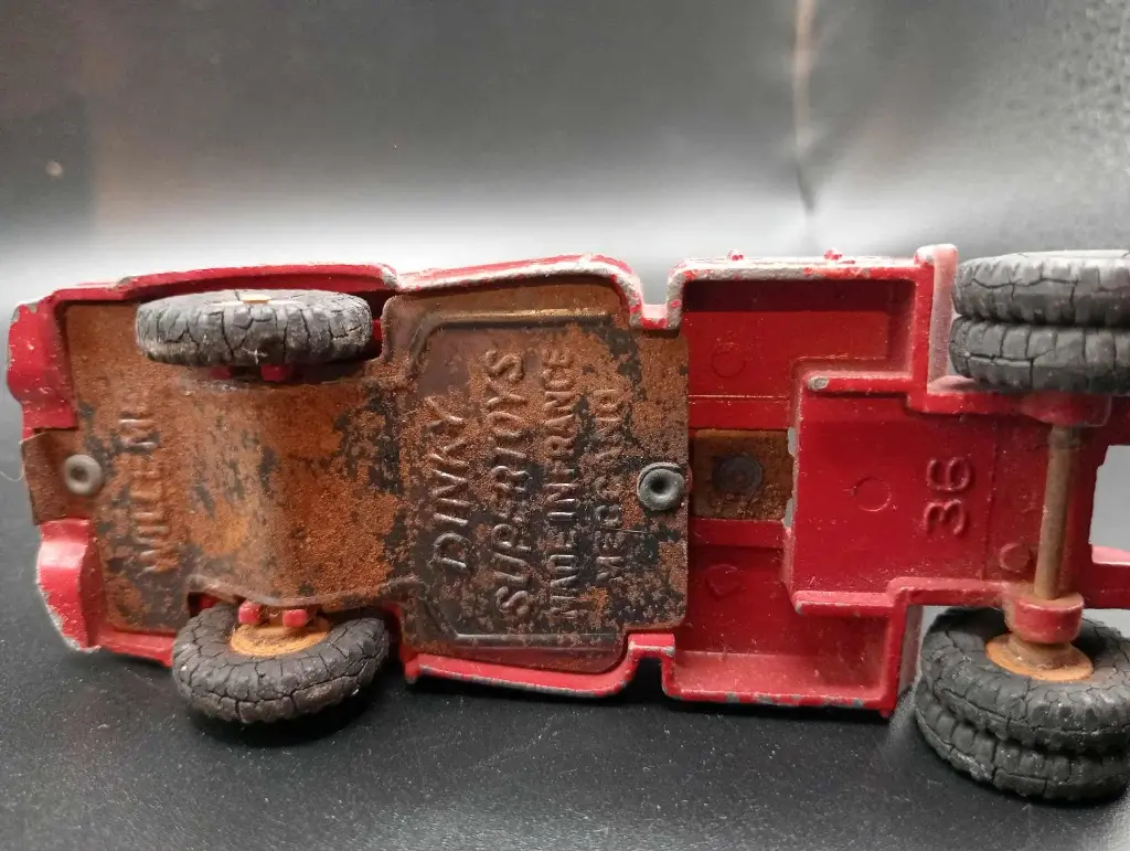 Dinky Toys 36 Tracteur Rouge - Miniature Die-Cast Vintage Made in England