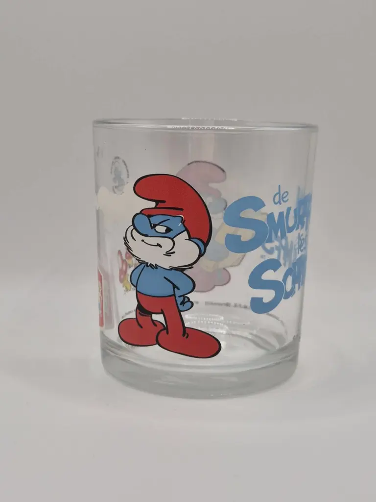 Verre Schtroumpfs – Grand Schtroumpf – illustration officielle Peyo 2010 IMPS