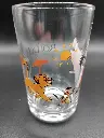 Verre collector Disney – Le Roi Lion – Silhouettes savane – Années 90