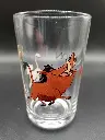 Verre collector Disney – Le Roi Lion – Silhouettes savane – Années 90