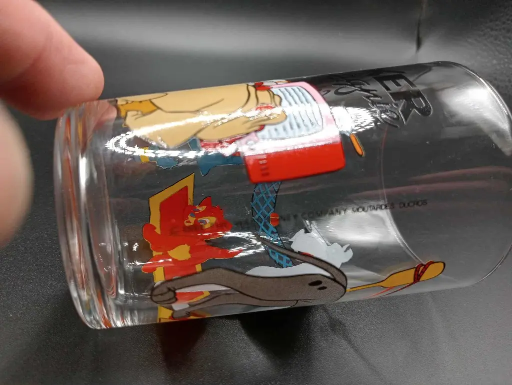 Verre collector Disney – Oliver & Compagnie – Années 80–90
