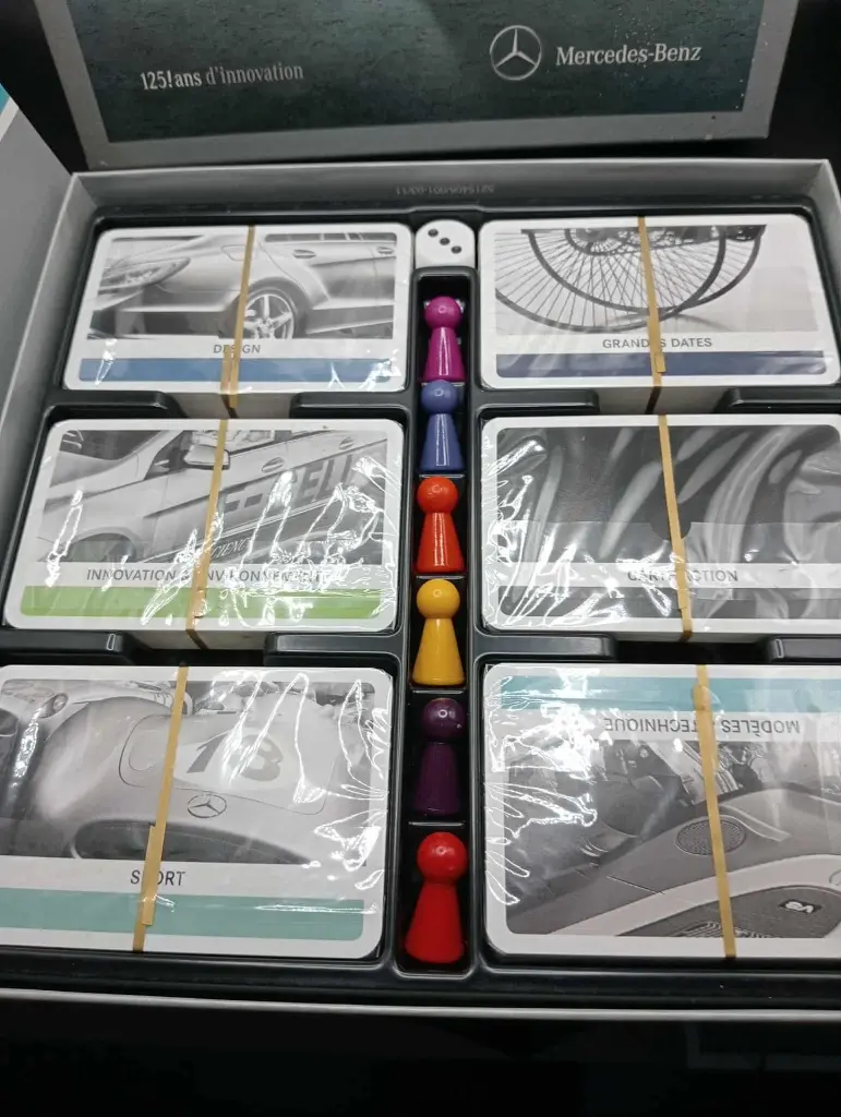 Jeu de société collector – Mercedes-Benz – 125 ans d’innovation – Histoire & design automobile