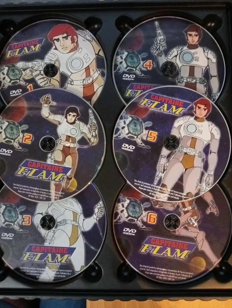 Coffret DVD collector Albator & Capitaine Flam – Intégrale VF – 12 DVD – Édition 2010