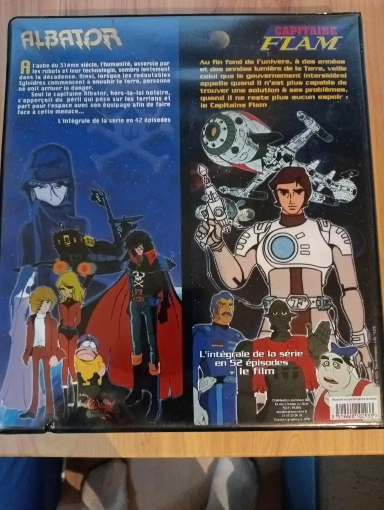 Coffret DVD collector Albator & Capitaine Flam – Intégrale VF – 12 DVD – Édition 2010