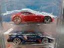 Coffret Hot Wheels 2 voitures – Série course – État neuf sous blister