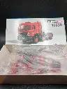 Maquette KIBRI HO 10630 – Camion MAN rouge multi-essieux – Échelle 1/87 – Édition 2000