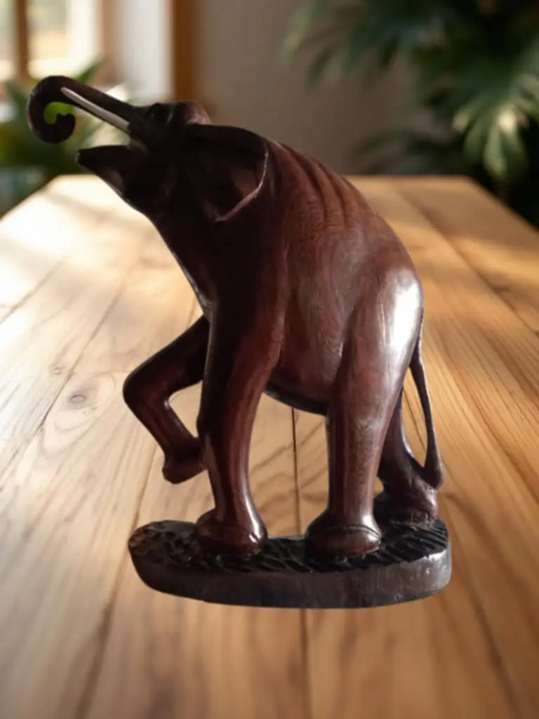 Sculpture Éléphant Congo Belge.webp