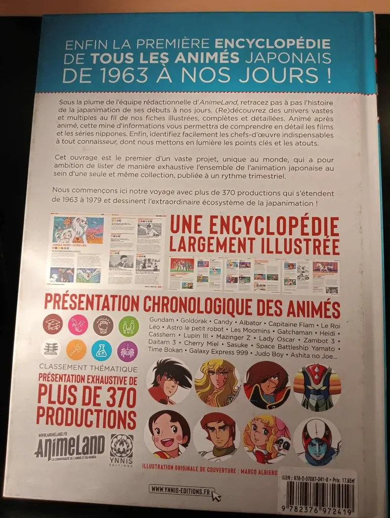 Encyclopédie des Animés – Volume 1 (1963–1979)📘 Livre en français