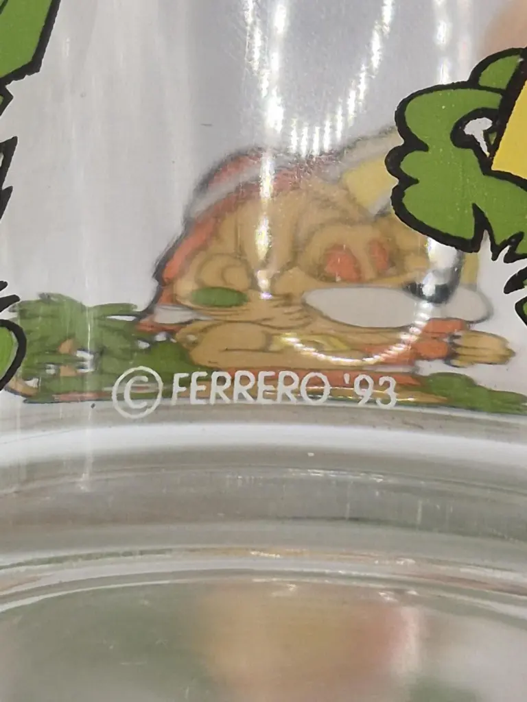 Verre Nutella 1993 Léo Venturas