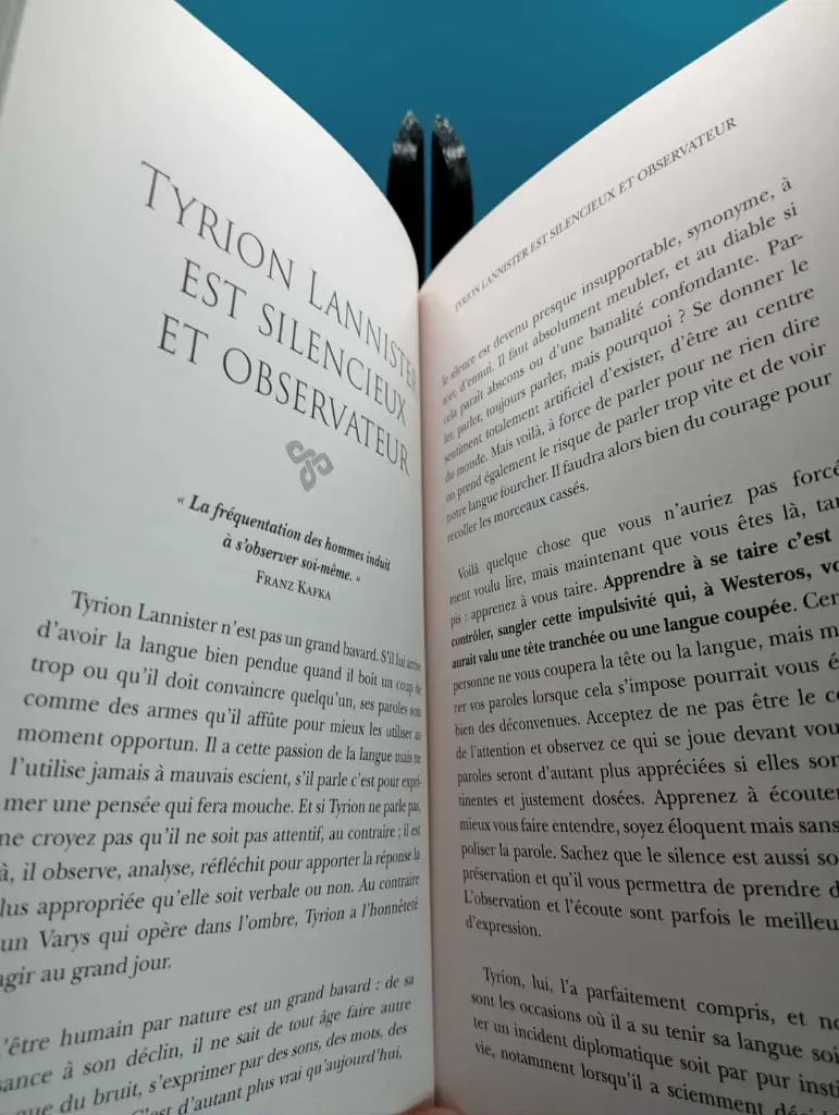 Agir et Penser Comme Tyrion Lannister
