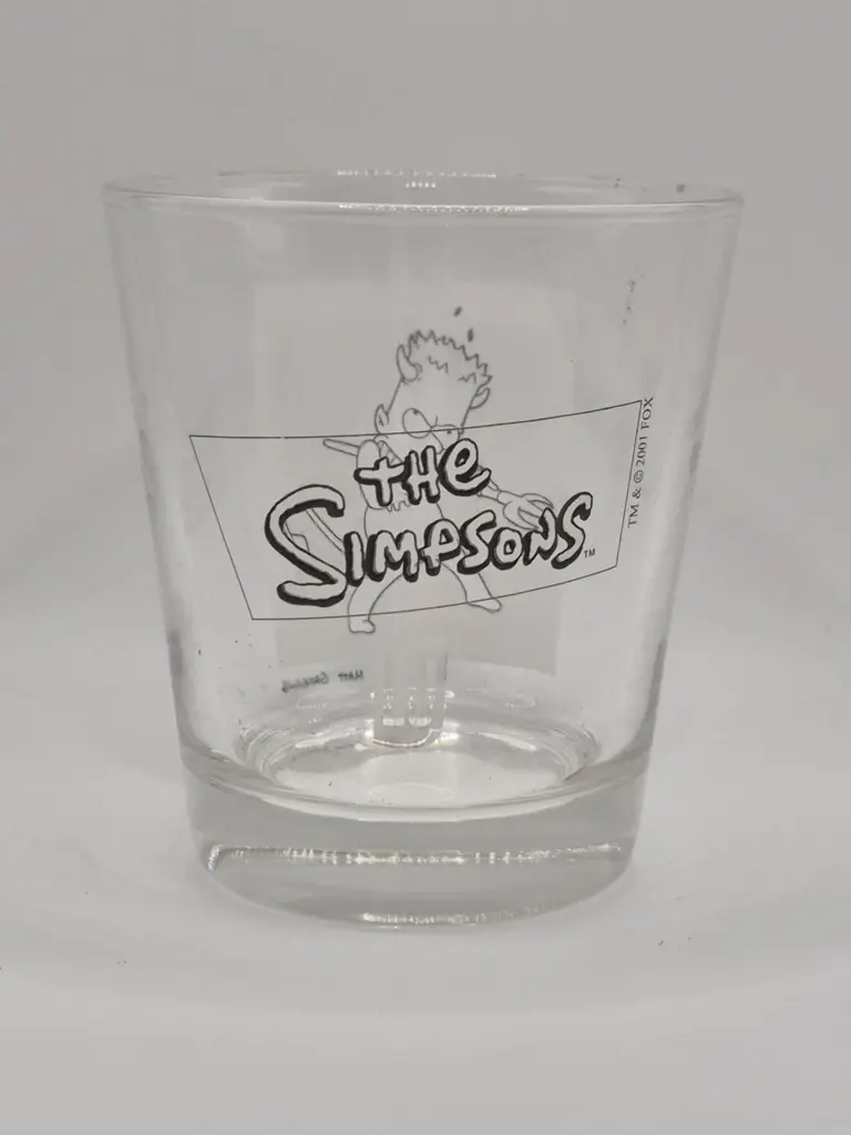 Verre the simpson LU - Bart