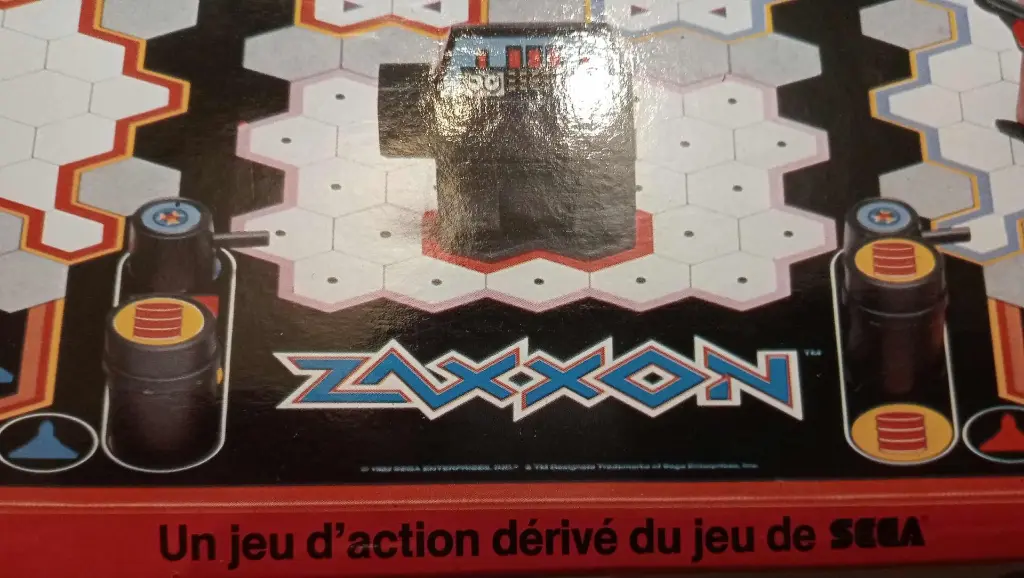 ZAXXON MB – Jeu de société SEGA – Combat aérien – Vintage complet