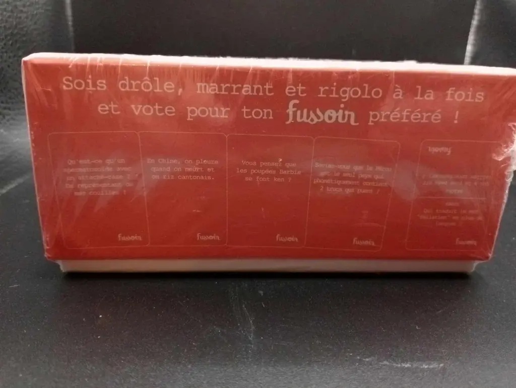 Jeu Fussoir – Humour adulte – Neuf sous blister – Version française