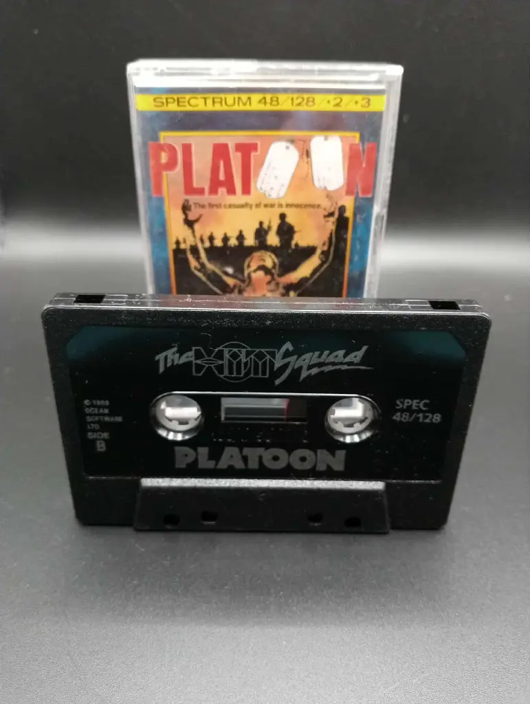 Platoon — Cassette Spectrum 48/128/+2/+3 (Ocean)