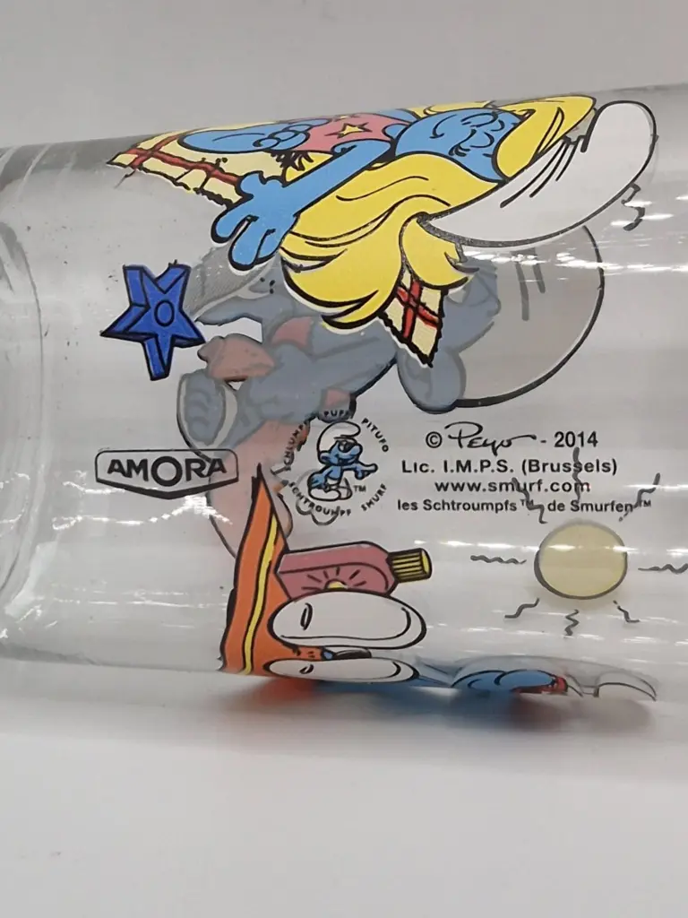 Verre schtroumpfs Amora 2014 - l'été des schtroumpfs