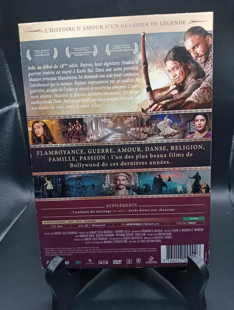 DVD Bajirao Mastani — édition standard