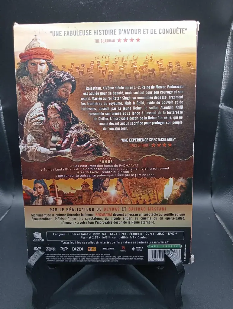 DVD Padmaavat — Le destin d’une reine