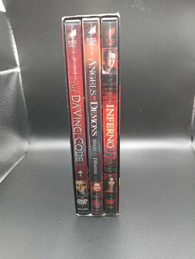 Coffret DVD Robert Langdon — The Da Vinci Code / Angels & Demons / Inferno