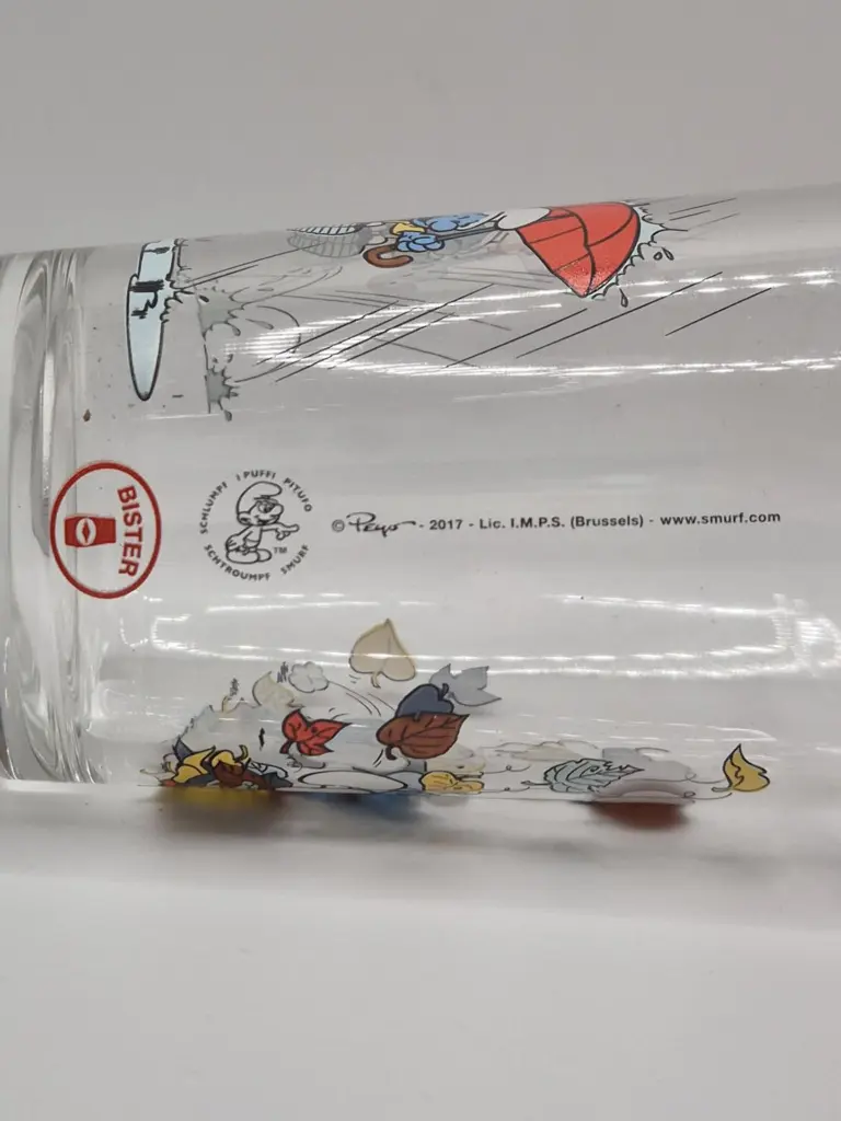 Verre schtroumpfs Bister 2017 - l'automne des schtroumpfs