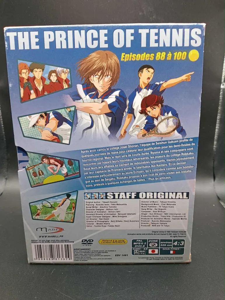 Coffret Prince of Tennis Vol. 8 – 3 DVD