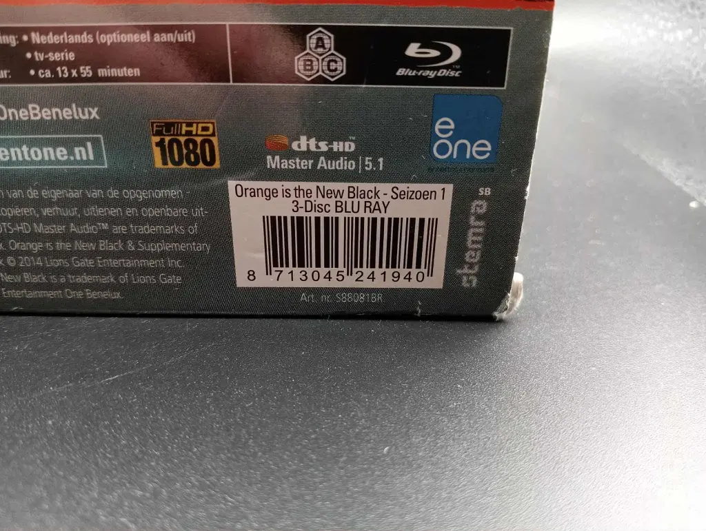 Blu-ray Orange Is the New Black S3 – 3 disques – Occasion bon état – testé OK