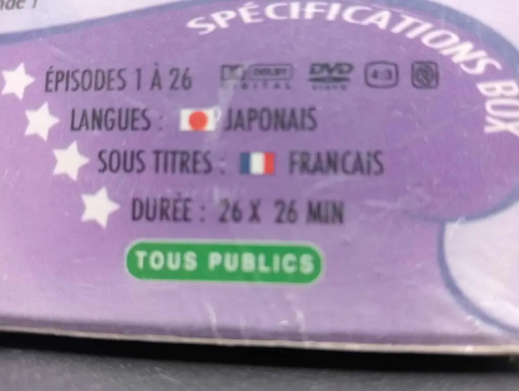 Coffret Creamy Mami – 26 épisodes – DVD neuf – version japonaise sous-titrée français