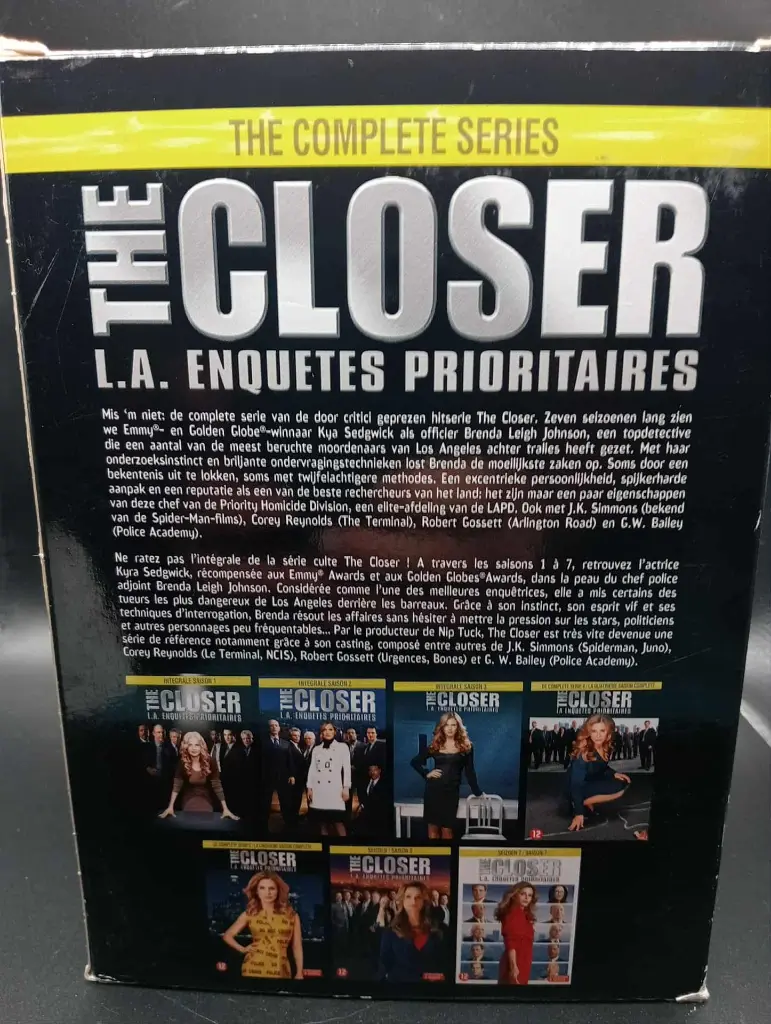 Coffret The Closer intégrale – 7 saisons – 28 DVD – Occasion très bon état – testé OK