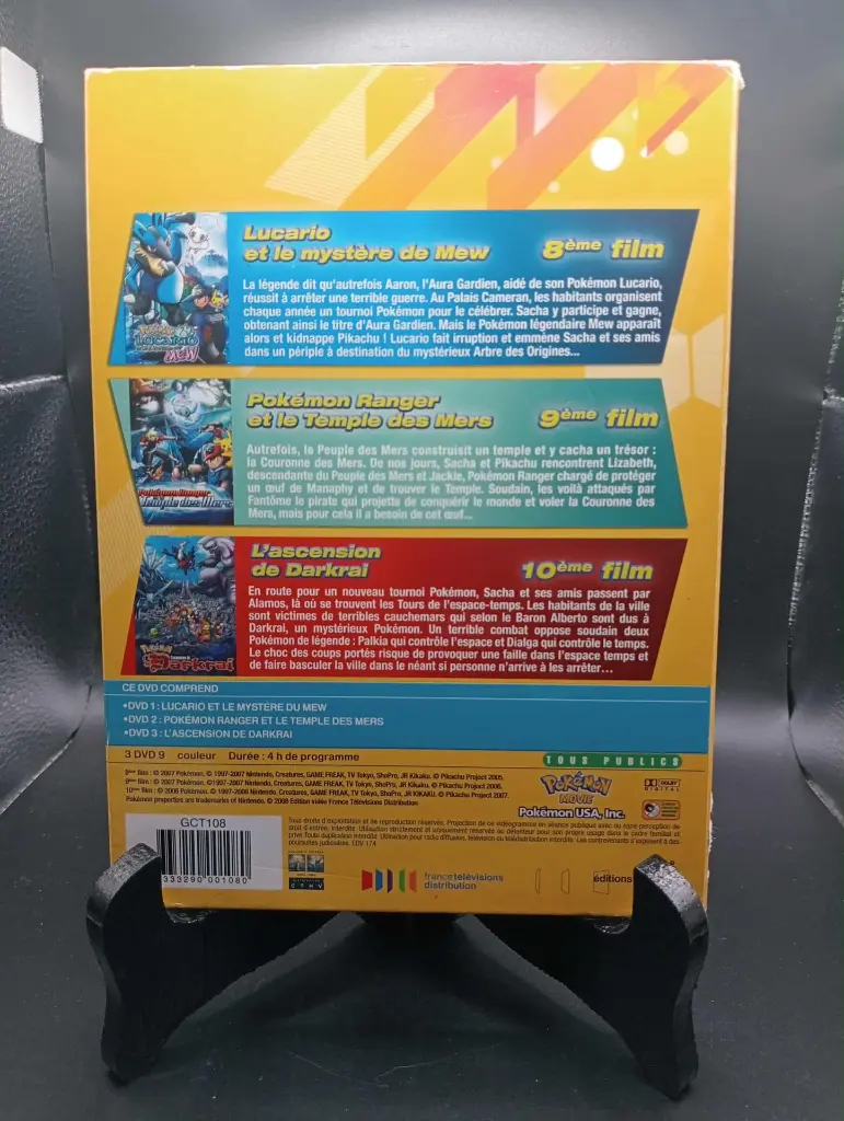 Pokémon – Coffret 3 Films : Lucario, Manaphy, Darkrai