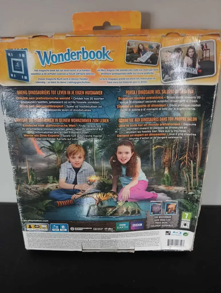 Wonderbook Walking with Dinosaurs PS3 – Jeu AR + livre + boîte complète