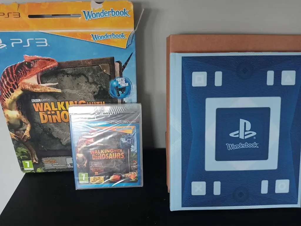 Wonderbook Walking with Dinosaurs PS3 – Jeu AR + livre + boîte complète