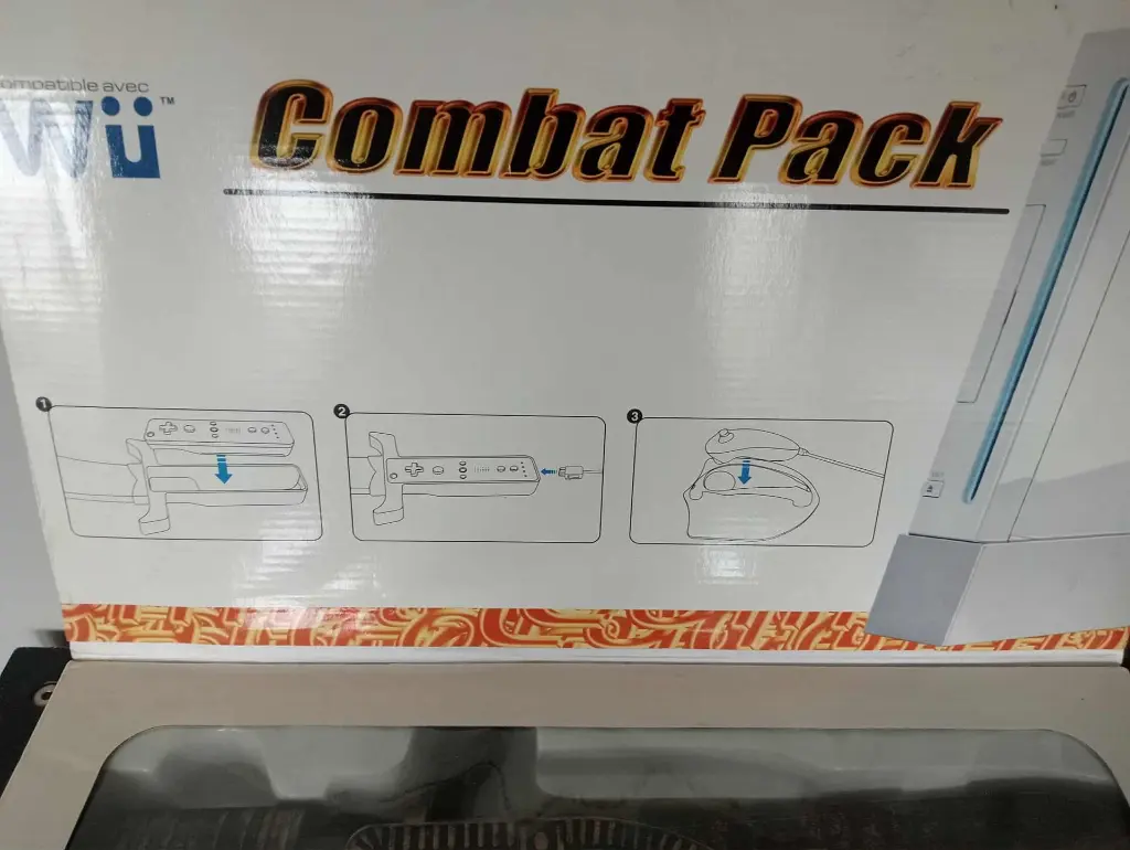 Combat Pack PEGA – accessoires Wii U épée sabre bouclier